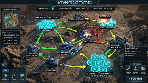Slotrunbet Kaynak Savaşı strateji ekonomi oyunu